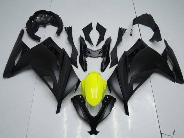 Carénage Kawasaki ZX 300R 13-16 - Noir Jaune Carénage Kawasaki ZX 300R 13-16 - Noir Jaune