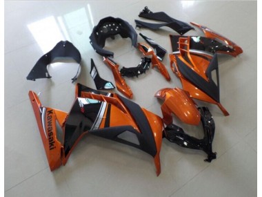 Carénage Kawasaki ZX 300R 13-16 - Noir Orange
