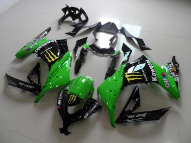 Carénage Kawasaki ZX 300R 13-16 - Vert Monster