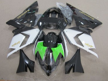 Carénage Kawasaki ZX10R 03-05 - Noir Blanc Or Ninja
