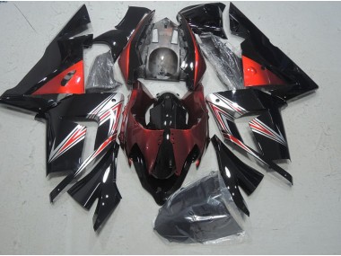 Carénage Kawasaki ZX10R 03-05 - Noir Rouge