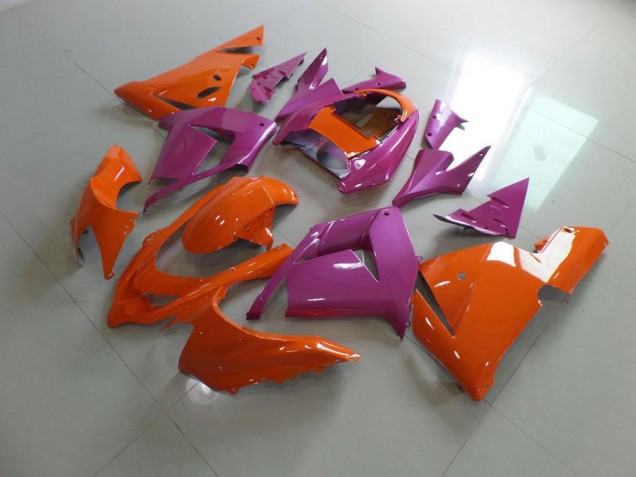 Carénage Kawasaki ZX10R 03-05 - Orange et Rose Carénage Kawasaki ZX10R 03-05 - Orange et Rose