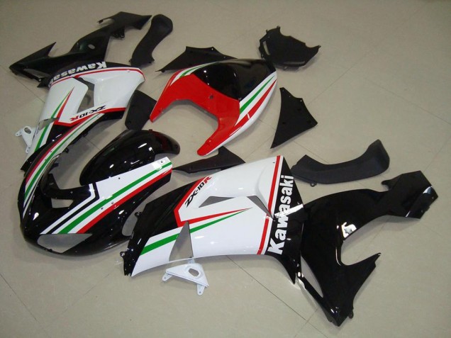 Carénage Kawasaki ZX10R 06-07 - Blanc et Noir Carénage Kawasaki ZX10R 06-07 - Blanc et Noir