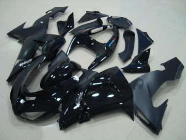 Carénage Kawasaki ZX10R 06-07 - Noir Brillant Noir Mat
