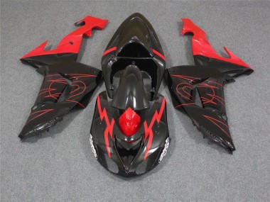 Carénage Kawasaki ZX10R 06-07 - Noir Rouge