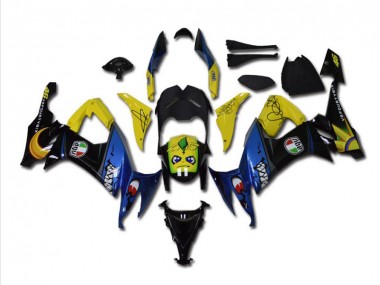 Carénage Kawasaki ZX10R 08-10 - Bleu Requin