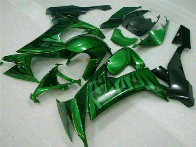 Carénage Kawasaki ZX10R 08-10 - Vert Flamme Carénage Kawasaki ZX10R 08-10 - Vert Flamme