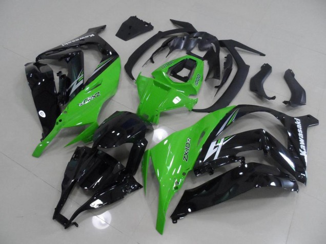 Carénage Kawasaki ZX10R 11-15 - Vert et Noir Carénage Kawasaki ZX10R 11-15 - Vert et Noir
