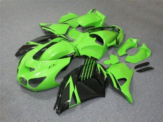 Carénage Kawasaki ZX14R ZZR 1400 06-11 - Vert Noir Carénage Kawasaki ZX14R ZZR 1400 06-11 - Vert Noir
