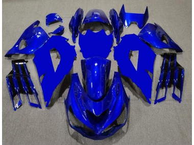 Carénage Kawasaki ZX14R ZZR 1400 12-21 - Bleu Noir