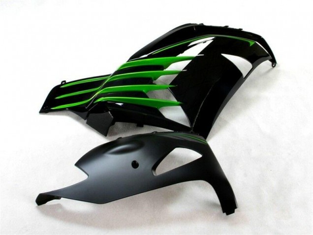 Carénage Kawasaki ZX14R ZZR 1400 12-21 - Noir Vert Carénage Kawasaki ZX14R ZZR 1400 12-21 - Noir Vert