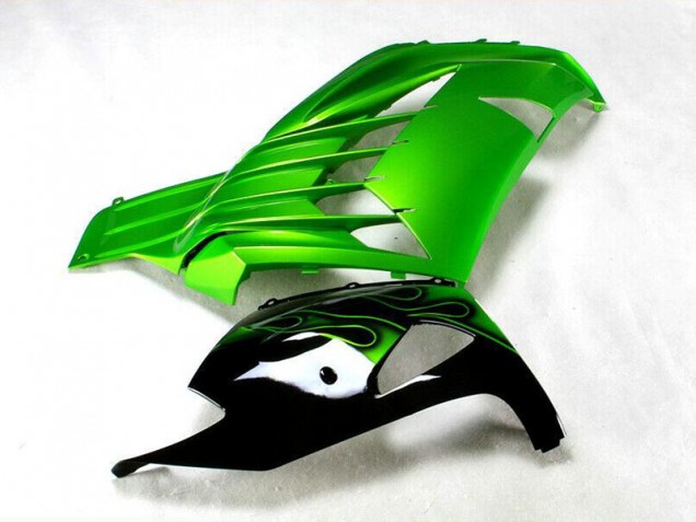 Carénage Kawasaki ZX14R ZZR 1400 12-21 - Vert Noir Carénage Kawasaki ZX14R ZZR 1400 12-21 - Vert Noir