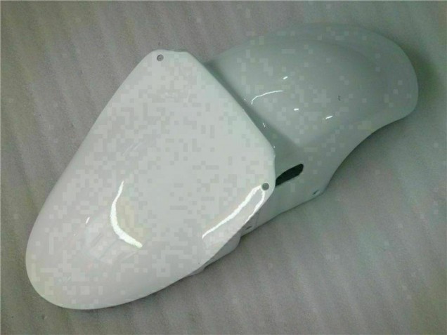 Carénage Kawasaki ZX6R 00-02 - Blanc Jaune Flamme Carénage Kawasaki ZX6R 00-02 - Blanc Jaune Flamme