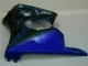 Carénage Kawasaki ZX6R 00-02 - Noir avec Bleu Flamme Carénage Kawasaki ZX6R 00-02 - Noir avec Bleu Flamme