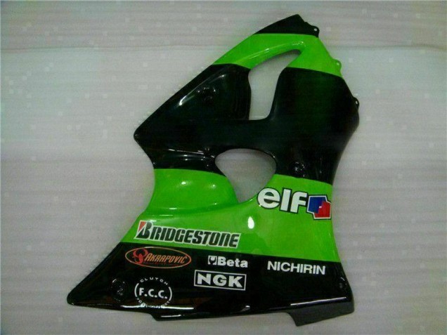 Carénage Kawasaki ZX6R 00-02 - Vert