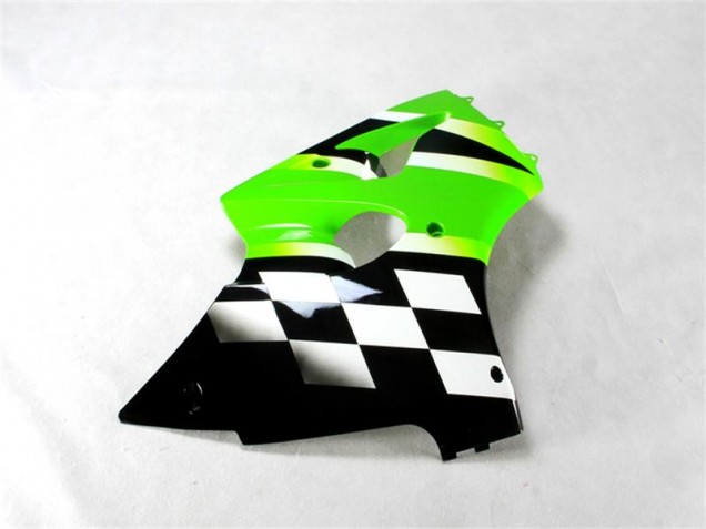 Carénage Kawasaki ZX6R 00-02 - Vert Noir Blanc Carénage Kawasaki ZX6R 00-02 - Vert Noir Blanc