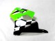 Carénage Kawasaki ZX6R 00-02 - Vert Noir Blanc Carénage Kawasaki ZX6R 00-02 - Vert Noir Blanc