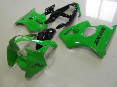 Carénage Kawasaki ZX6R 00-02 - Vert Noir Tail