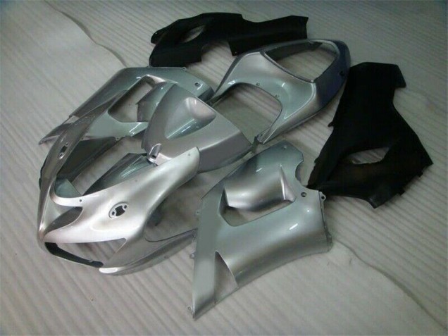 Carénage Kawasaki ZX6R 05-06 - Argent Noir Carénage Kawasaki ZX6R 05-06 - Argent Noir