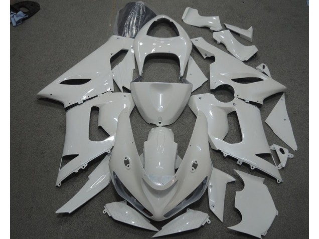 Carénage Kawasaki ZX6R 05-06 - Blanc Carénage Kawasaki ZX6R 05-06 - Blanc