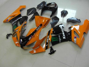 Carénage Kawasaki ZX6R 05-06 - Orange Monster
