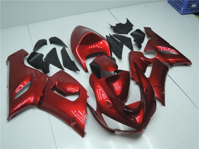 Carénage Kawasaki ZX6R 05-06 - Rouge Bonbon Carénage Kawasaki ZX6R 05-06 - Rouge Bonbon