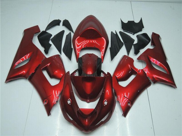 Carénage Kawasaki ZX6R 05-06 - Rouge Bonbon Carénage Kawasaki ZX6R 05-06 - Rouge Bonbon