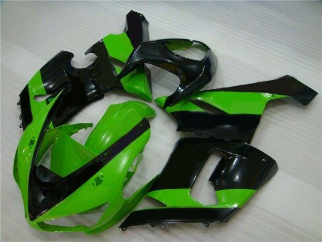Carénage Kawasaki ZX6R 05-06 - Vert Noir Carénage Kawasaki ZX6R 05-06 - Vert Noir