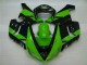 Carénage Kawasaki ZX6R 05-06 - Vert Noir Carénage Kawasaki ZX6R 05-06 - Vert Noir