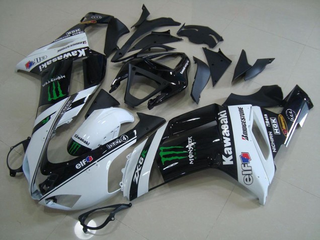 Carénage Kawasaki ZX6R 07-08 - Blanc Monster Carénage Kawasaki ZX6R 07-08 - Blanc Monster