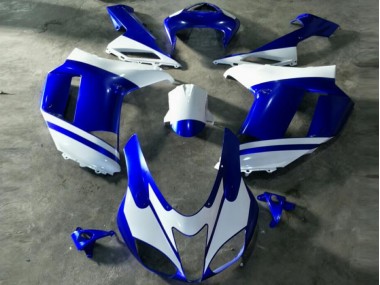 Carénage Kawasaki ZX6R 07-08 - Bleu Blanc
