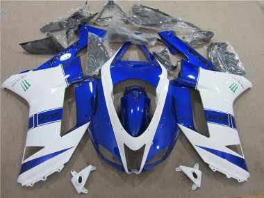 Carénage Kawasaki ZX6R 07-08 - Bleu Blanc Monster