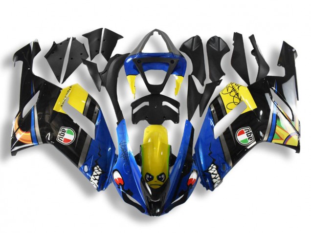 Carénage Kawasaki ZX6R 07-08 - Bleu Requin Carénage Kawasaki ZX6R 07-08 - Bleu Requin