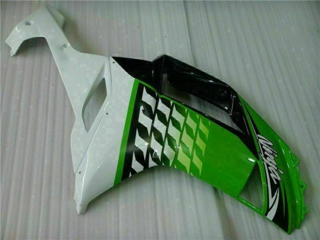 Carénage Kawasaki ZX6R 07-08 - Vert Blanc Ninja Carénage Kawasaki ZX6R 07-08 - Vert Blanc Ninja