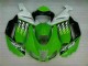 Carénage Kawasaki ZX6R 07-08 - Vert Blanc Ninja Carénage Kawasaki ZX6R 07-08 - Vert Blanc Ninja