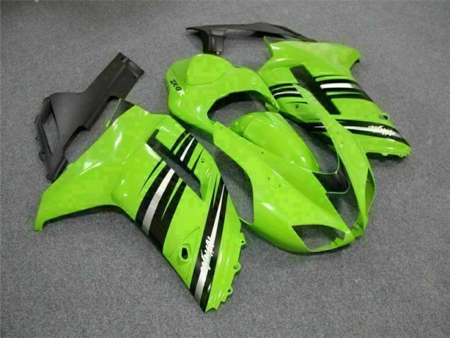 Carénage Kawasaki ZX6R 07-08 - Vert Noir Carénage Kawasaki ZX6R 07-08 - Vert Noir
