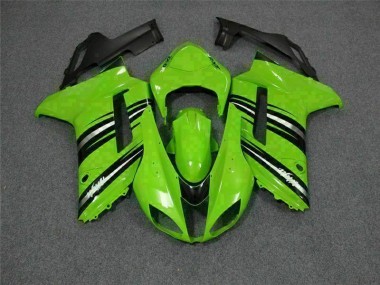 Carénage Kawasaki ZX6R 07-08 - Vert Noir