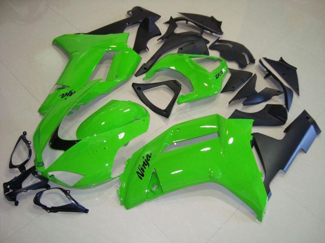 Carénage Kawasaki ZX6R 07-08 - Vert Noir Mat Carénage Kawasaki ZX6R 07-08 - Vert Noir Mat