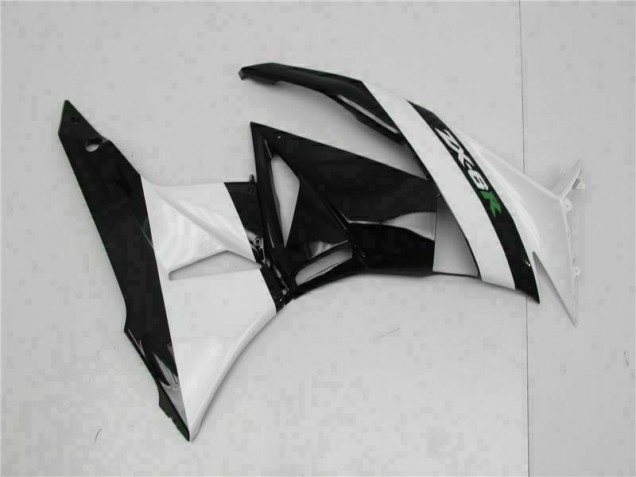 Carénage Kawasaki ZX6R 09-12 - Noir Blanc Carénage Kawasaki ZX6R 09-12 - Noir Blanc