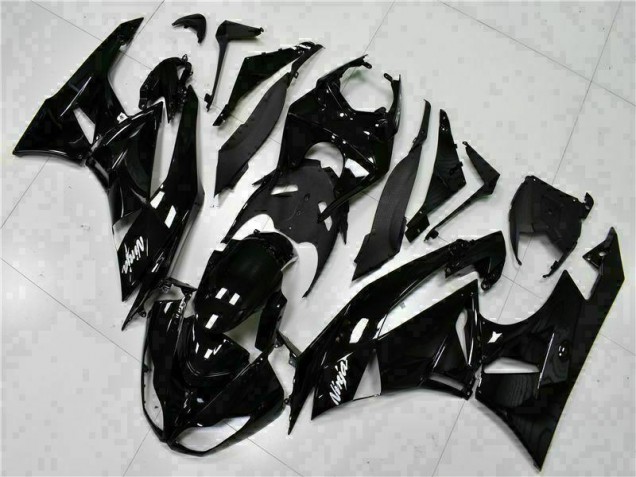 Carénage Kawasaki ZX6R 09-12 - Noir Blanc Ninja Carénage Kawasaki ZX6R 09-12 - Noir Blanc Ninja