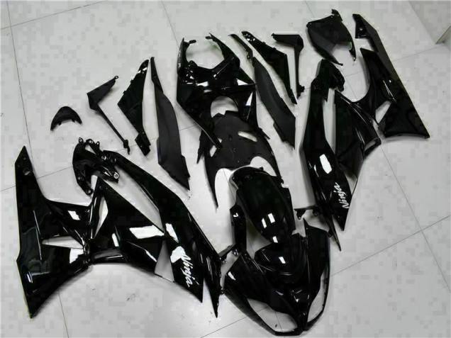 Carénage Kawasaki ZX6R 09-12 - Noir Blanc Ninja Carénage Kawasaki ZX6R 09-12 - Noir Blanc Ninja