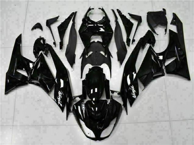 Carénage Kawasaki ZX6R 09-12 - Noir Blanc Ninja Carénage Kawasaki ZX6R 09-12 - Noir Blanc Ninja