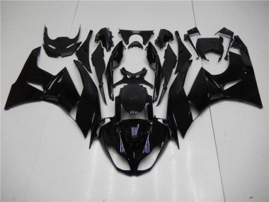 Carénage Kawasaki ZX6R 09-12 - Noir Brillant