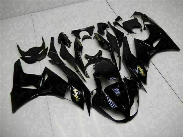 Carénage Kawasaki ZX6R 09-12 - Noir Or Ninja Carénage Kawasaki ZX6R 09-12 - Noir Or Ninja