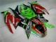 Carénage Kawasaki ZX6R 09-12 - Noir Rouge Vert card Carénage Kawasaki ZX6R 09-12 - Noir Rouge Vert card