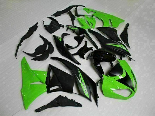 Carénage Kawasaki ZX6R 09-12 - Noir Vert 636 Carénage Kawasaki ZX6R 09-12 - Noir Vert 636