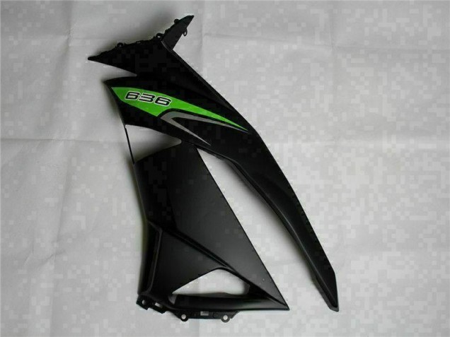 Carénage Kawasaki ZX6R 09-12 - Noir Vert 636 Carénage Kawasaki ZX6R 09-12 - Noir Vert 636