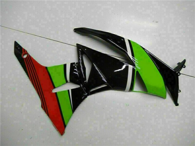 Carénage Kawasaki ZX6R 09-12 - Noir Vert Rouge Carénage Kawasaki ZX6R 09-12 - Noir Vert Rouge