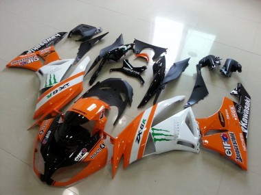 Carénage Kawasaki ZX6R 09-12 - Orange Monster