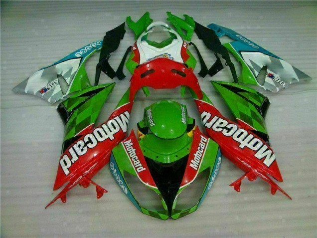 Carénage Kawasaki ZX6R 09-12 - Rouge Vert card Carénage Kawasaki ZX6R 09-12 - Rouge Vert card